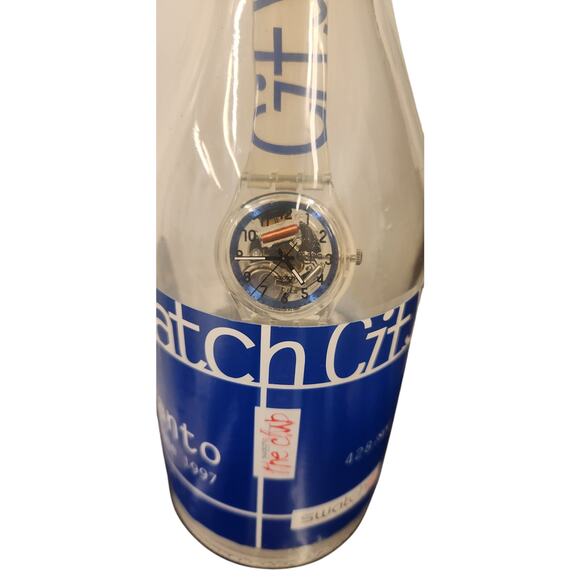 Swatch Access Watch City 1997 Otranto Bottle The Club Members Numbered Edition - Picture 3 of 12